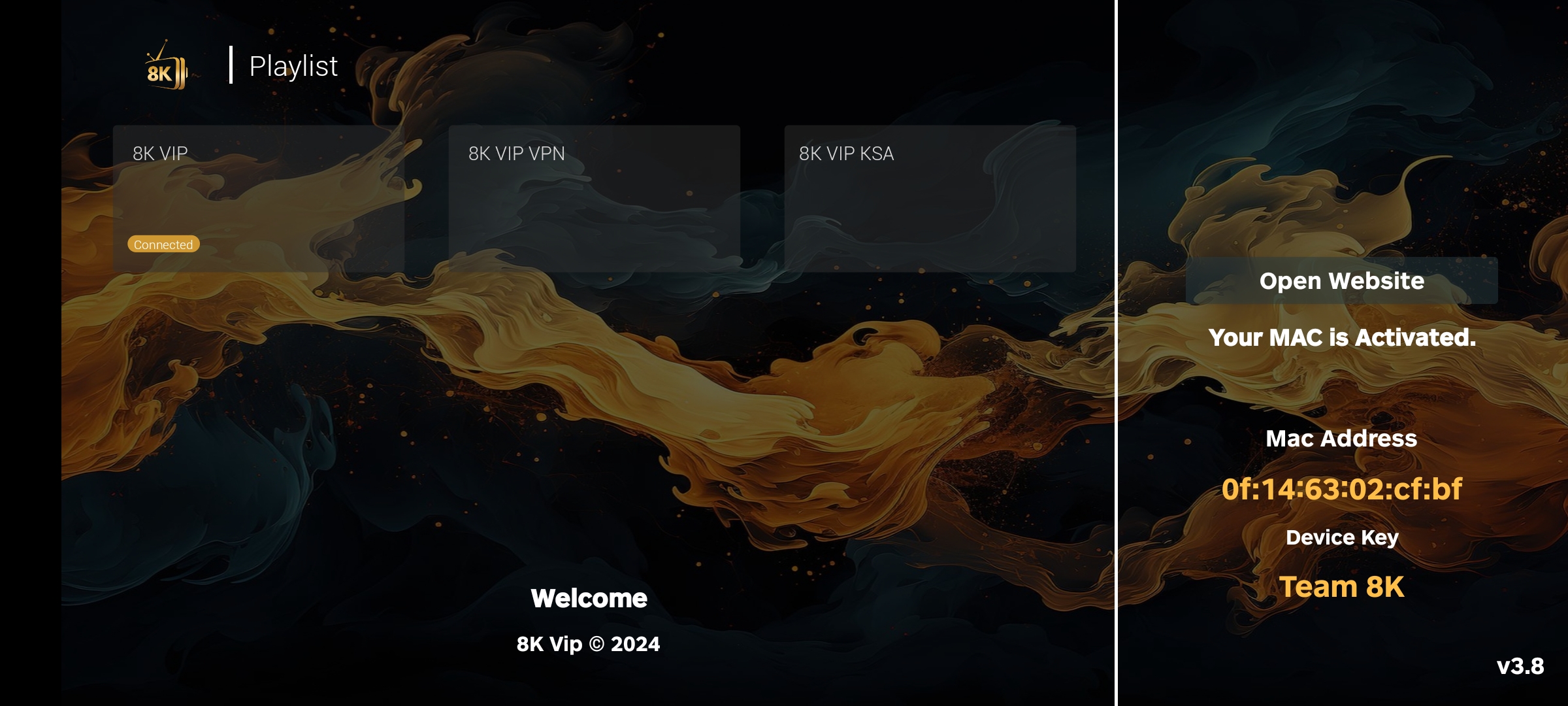 8K VOD icon